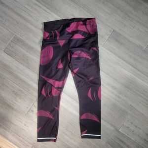 lululemon athletica Black and Purple Ankle Pants